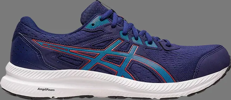 

Кроссовки gel contend 8 'indigo blue' Asics, синий