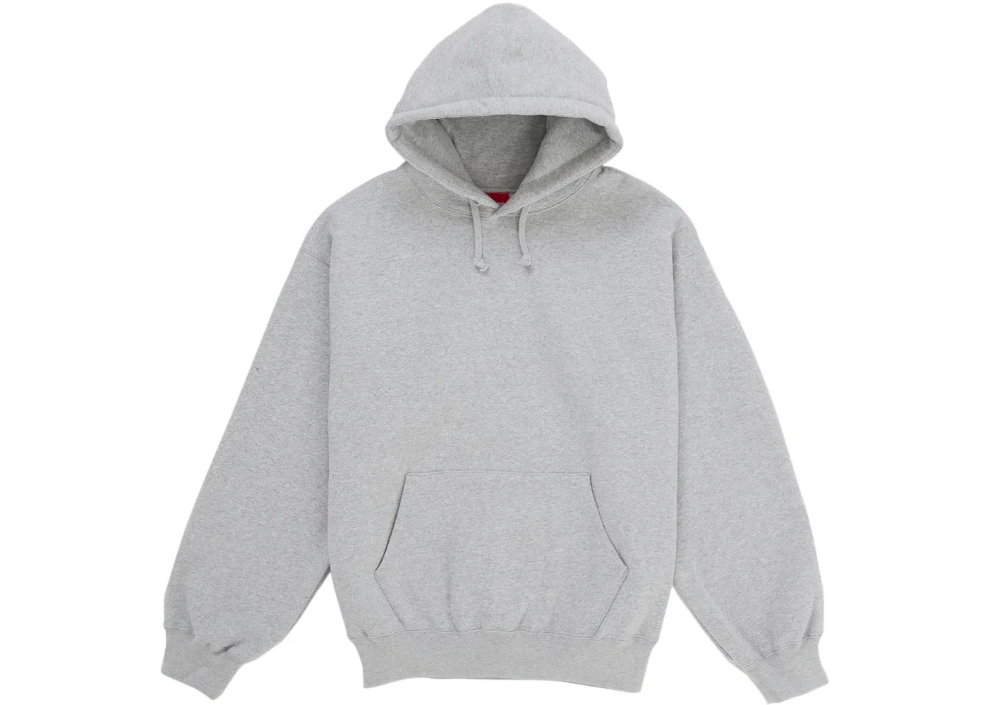 Мужской худи с аппликацией из атласа Supreme Sweatshirt (SS26), Heather Grey