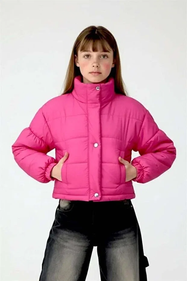 Детское пальто для девочек с принтом Generic Brands, Pink