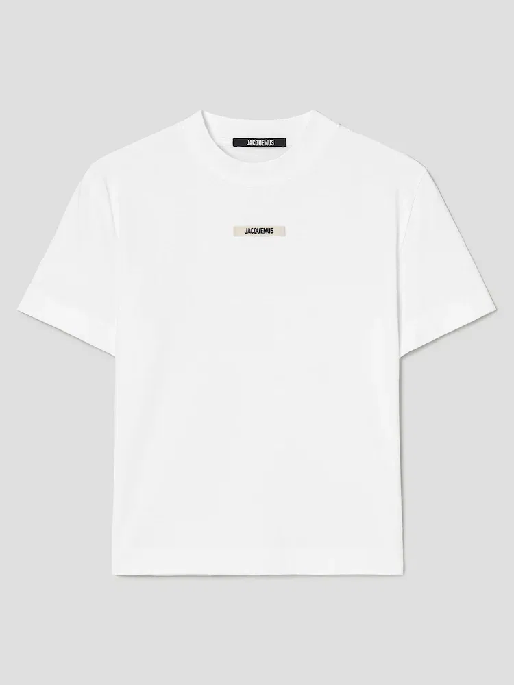 Футболка с коротким рукавом, лого-лента JACQUEMUS, White
