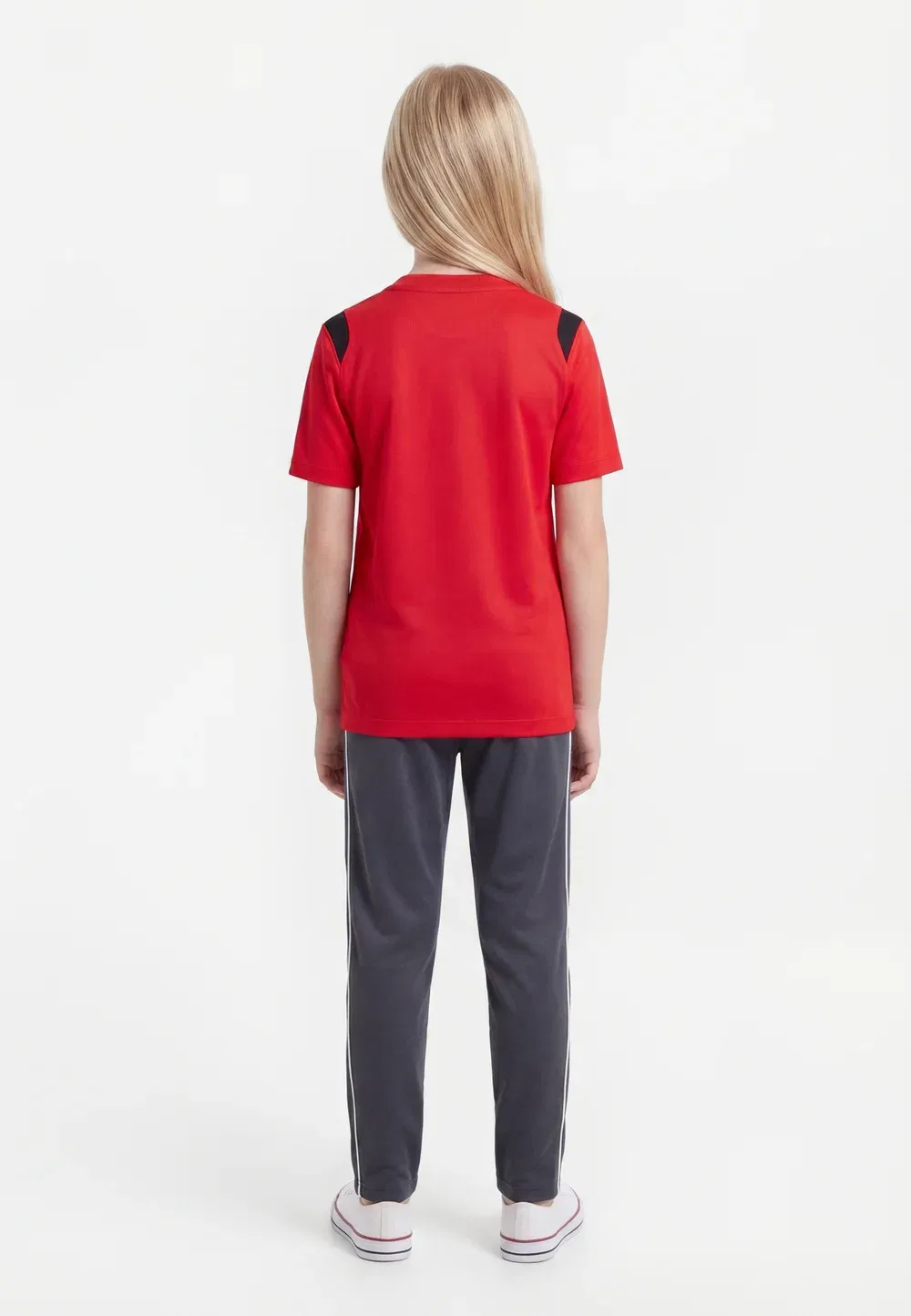 Футболка унисекс футбольной академии «Туркие» Nike Performance, Sport Red/Black/White — фото 2