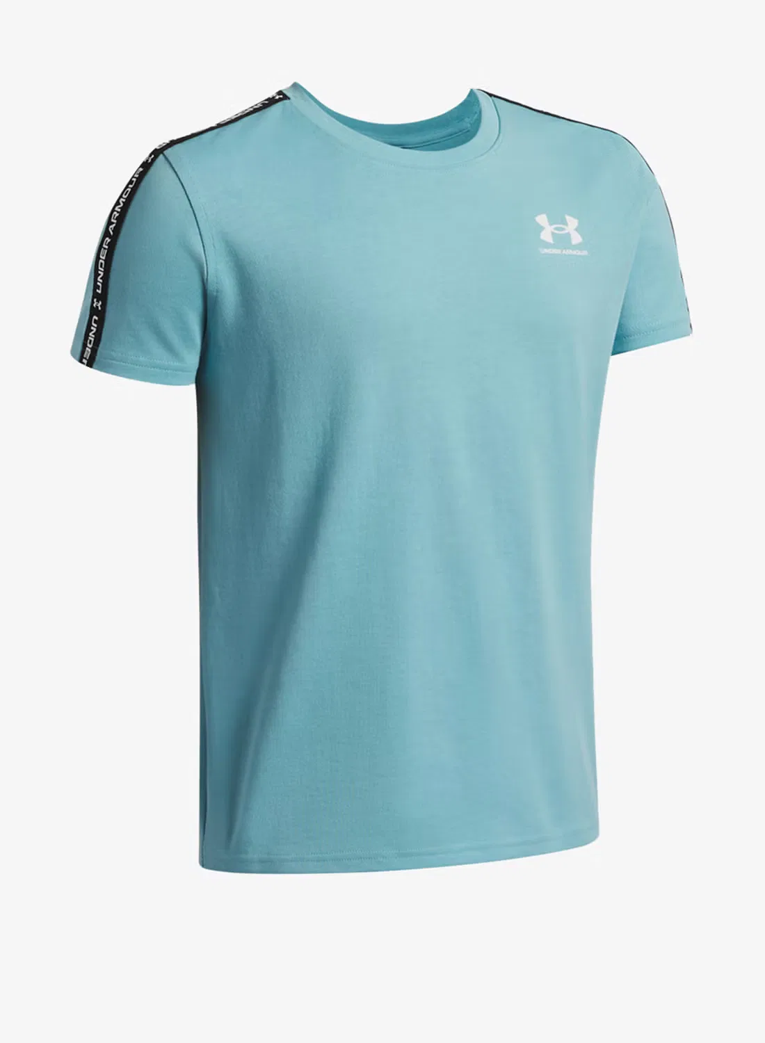 Футболка с логотипом Youth Icon Taped Under Armour, голубой — фото 3