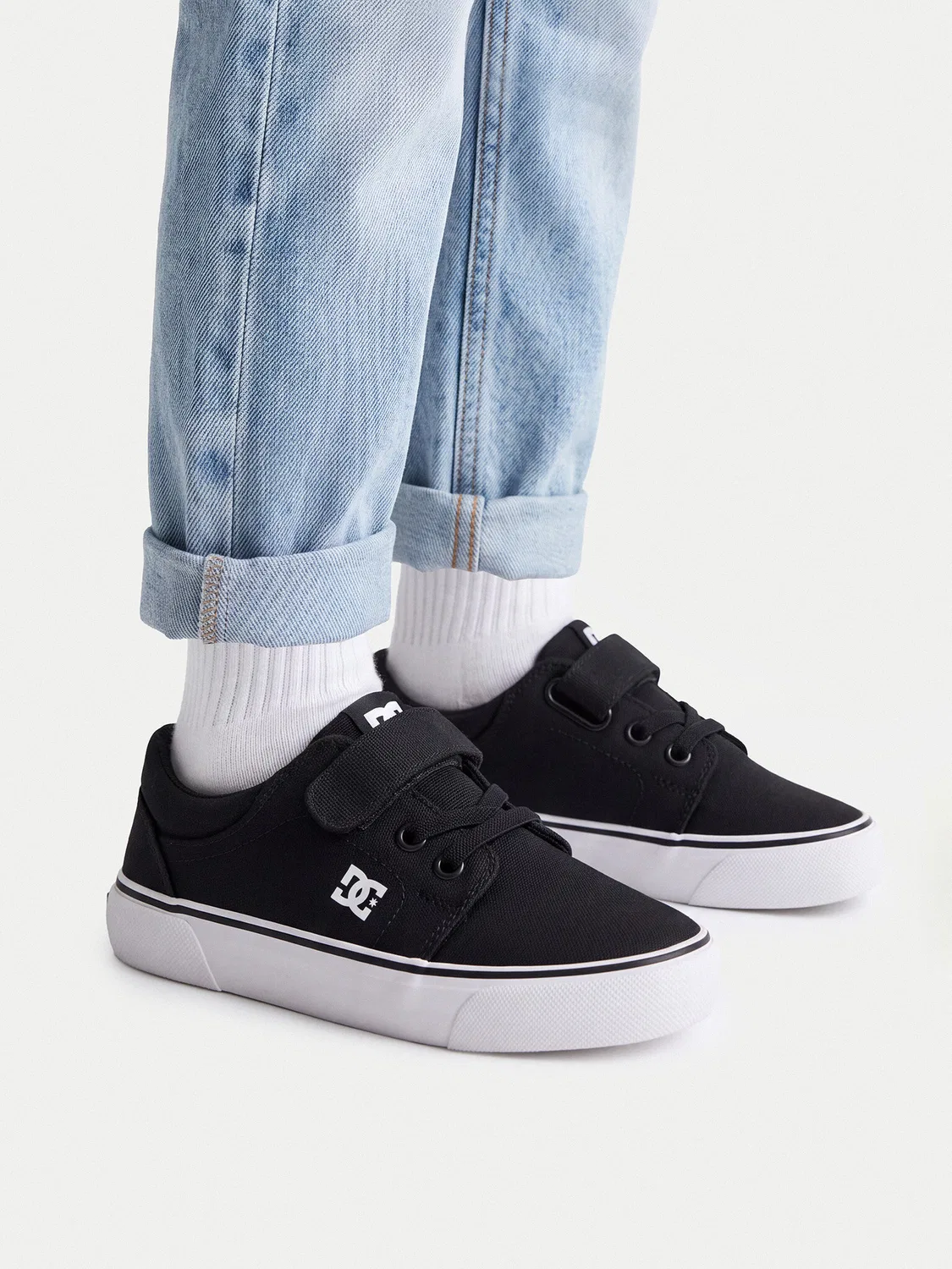 Кроссовки из ткани для мальчика Dc Shoes, черный — фото 2