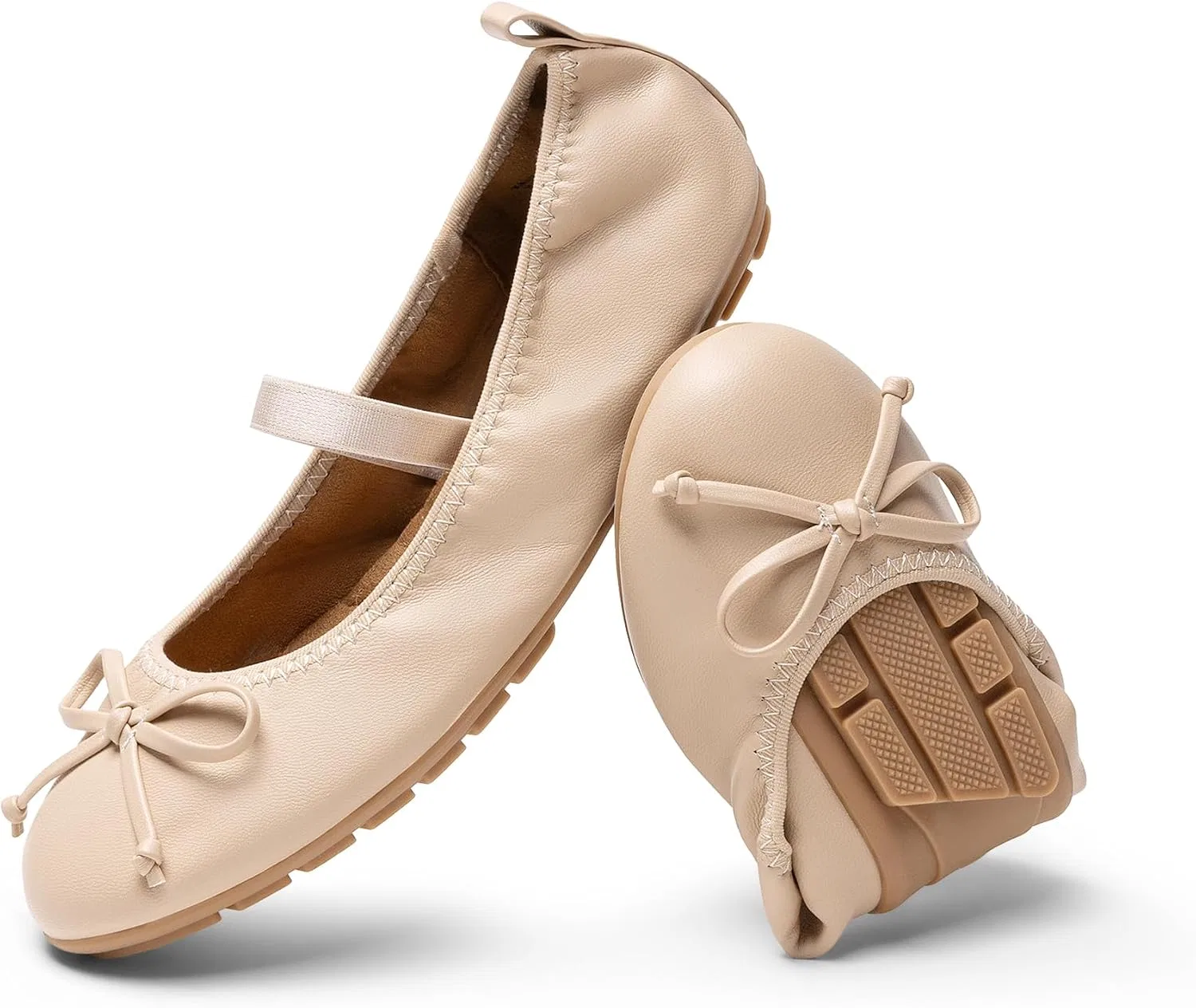Детские балетки Мэри Джейн для девочек DREAM PAIRS, Nude