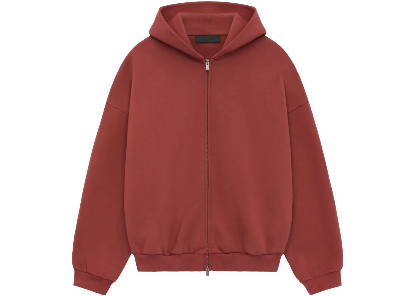 Мужская худи на молнии Heavy Fleece Fullzip Fear of God, Crimson — фото 2