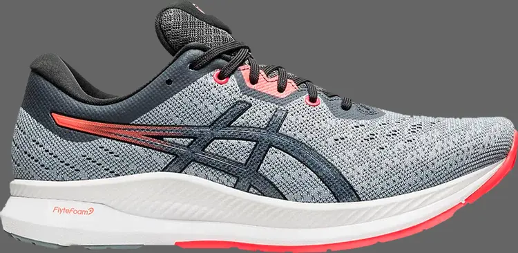 

Кроссовки evoride 'sheet rock flash coral' Asics, серый