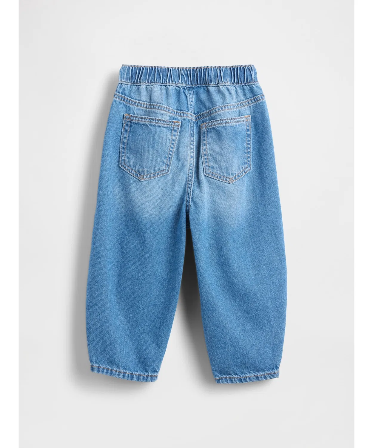 Детские джинсы-бабочка с широкими штанинами GAP, Indigo Blue — фото 4
