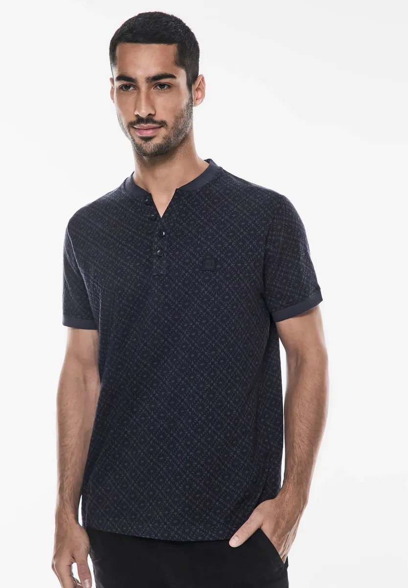 

Футболка STREET ONE MEN из чистого хлопка, синий