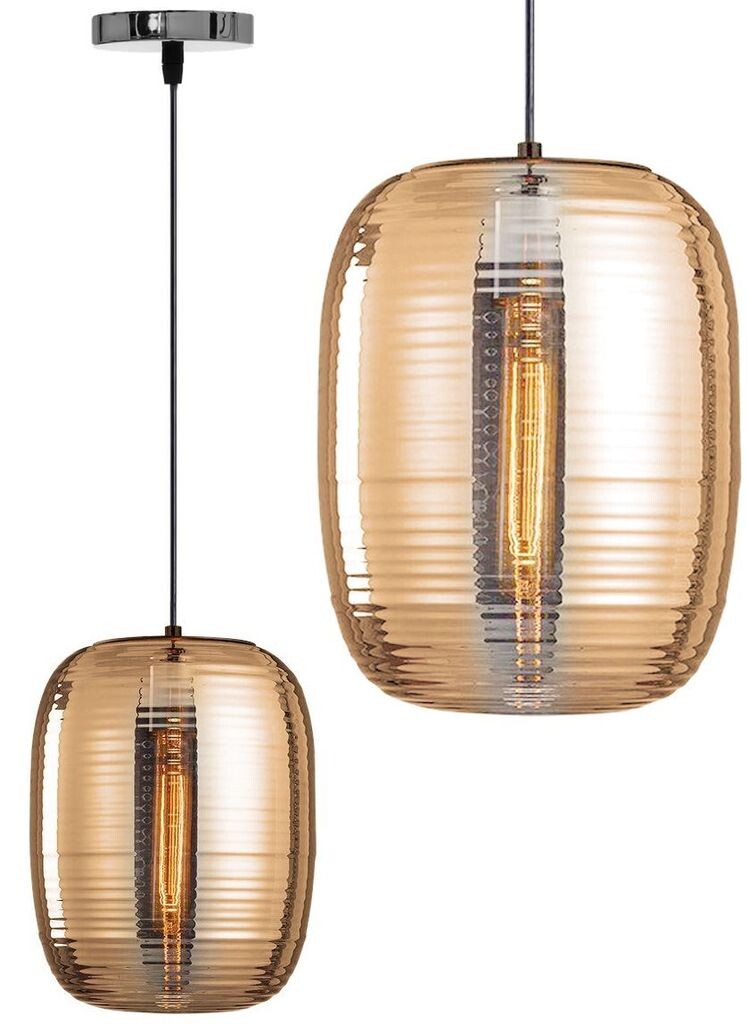 

Подвесной светильник Toollight App567-1Cp Glass Loft Янтарный, 1 источник света E27, 25X25X30-90 см, регулируемый Toolight, оранжевый