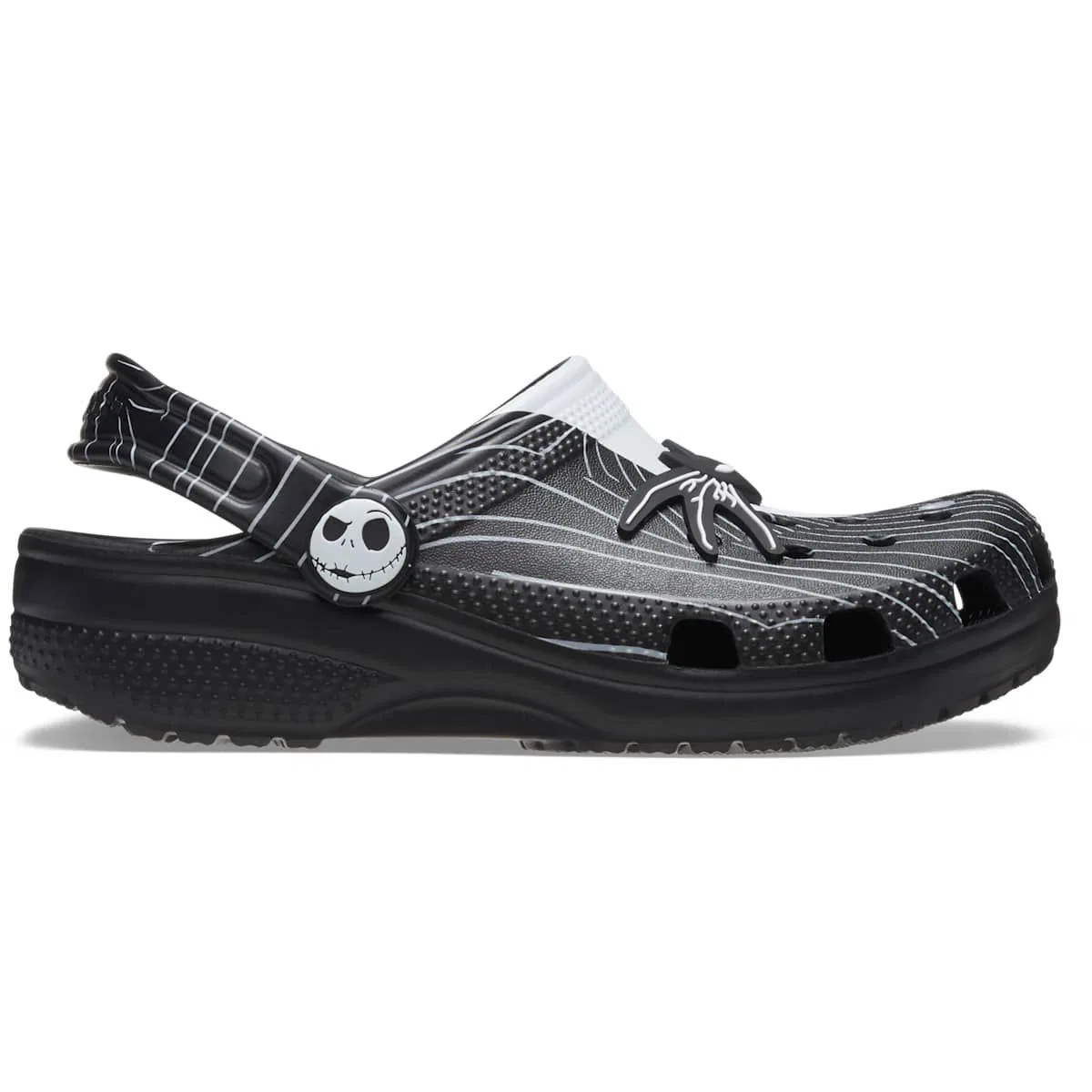 Детские сабо с принтом Nightmare Before Christmas Classic Jack Skellington Crocs, Multi