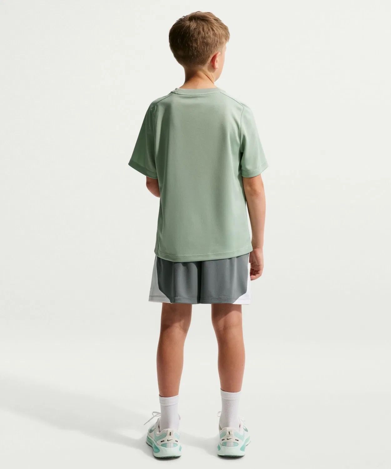 Детские шорты с принтом бренда NIKE Black — фото 3