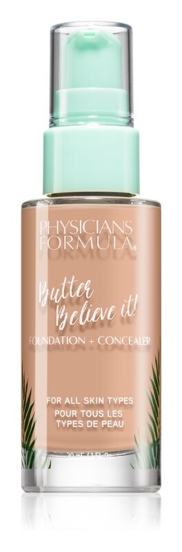 

Кремовый консилер и тональный крем в одном Physicians Formula Butter Believe It!, оттенок Fair-to-Light 30 мл