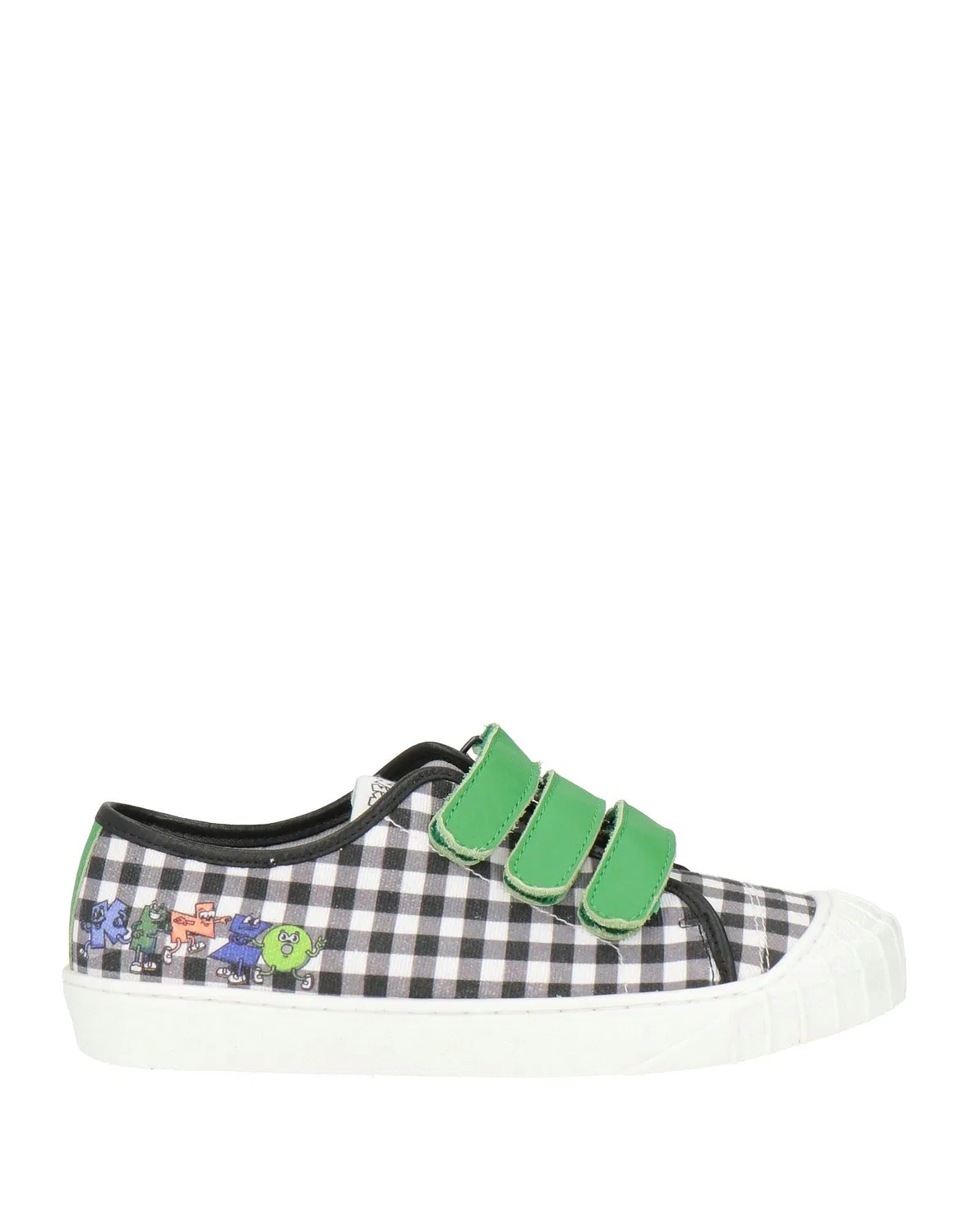 Детские кроссовки для девочек на липучках Kenzo Kids, темно‑серый