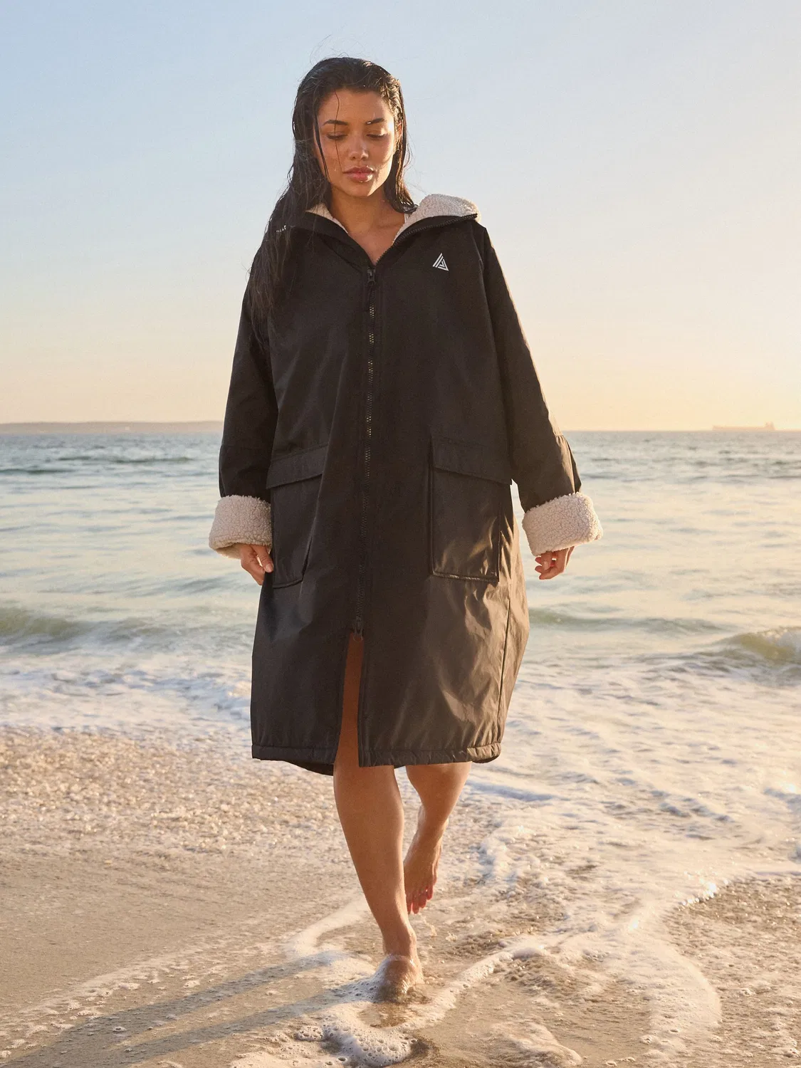 Пончо для переодевания Active Swim Next, черный — фото 4