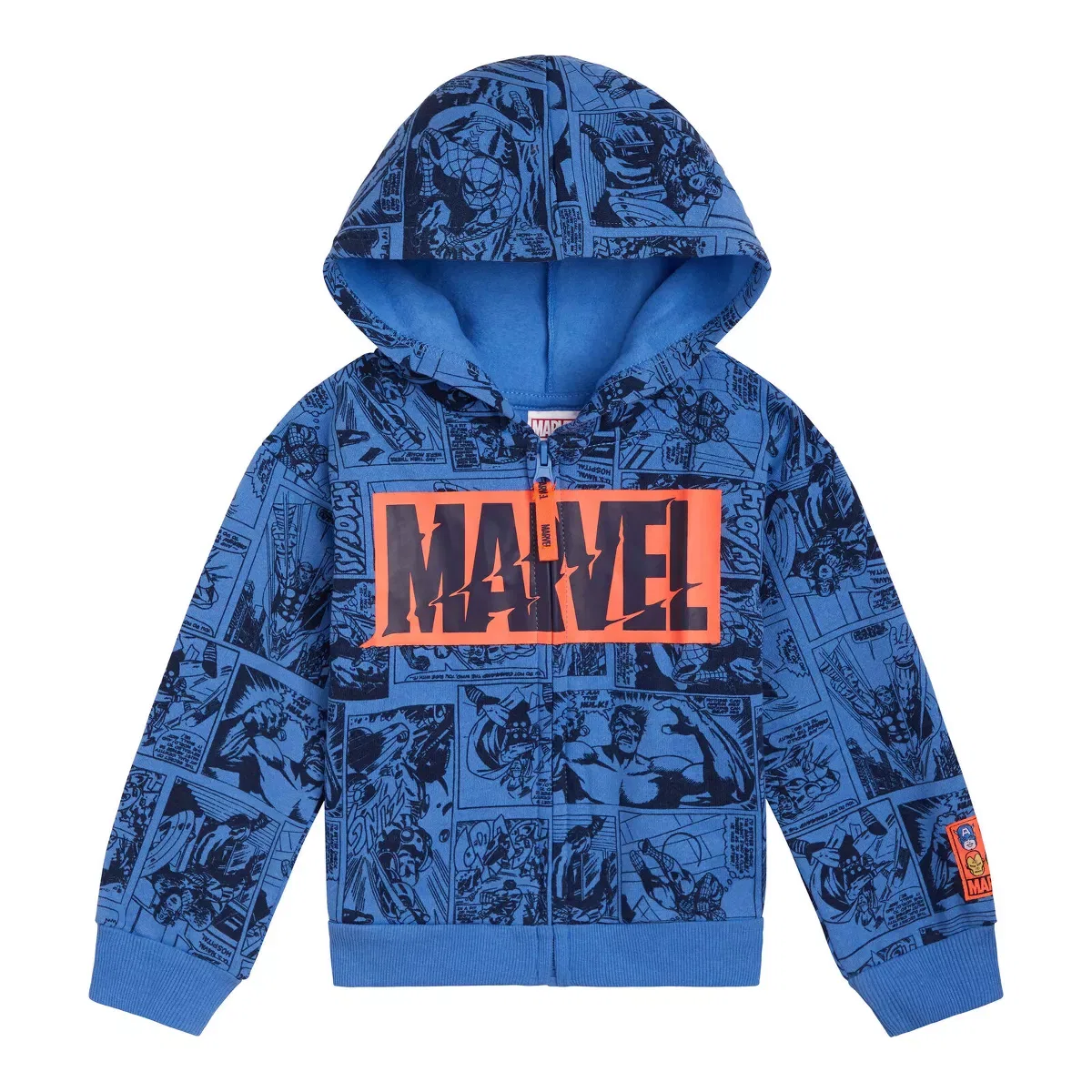 Детская худи с принтом Marvel Avengers Evergreen Classics, Blue