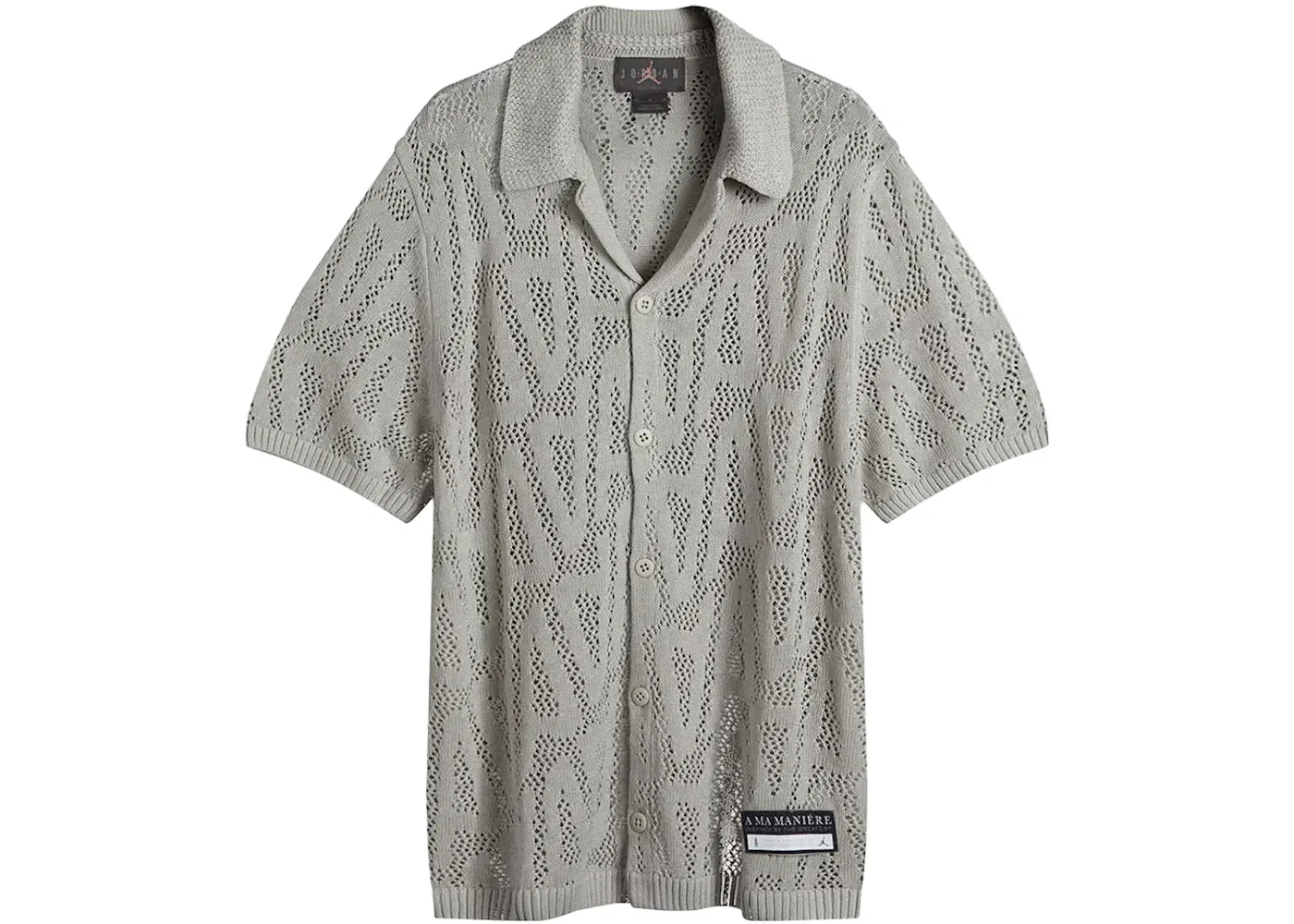 Мужская рубашка Shooting Shirt Jordan x A Ma Maniere, Flat Pewter