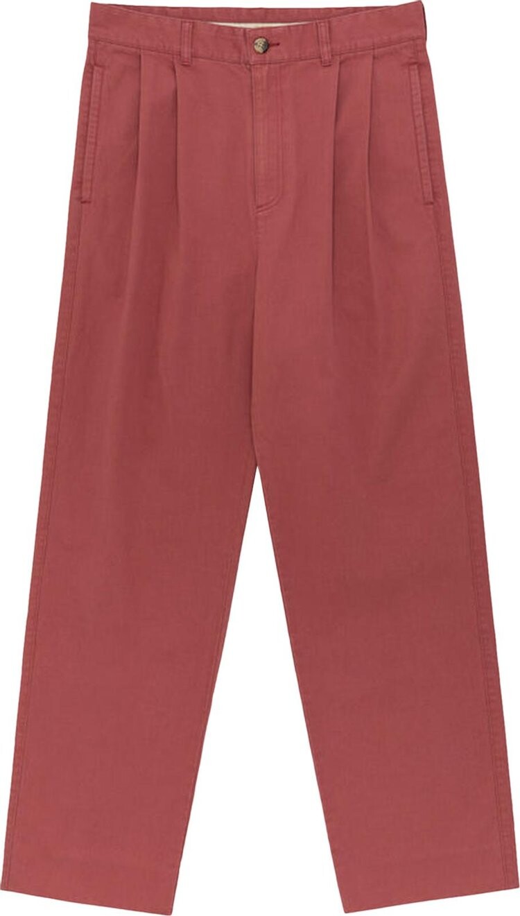 

Брюки Aimé Leon Dore Double Pleated Pant 'Marsala', красный