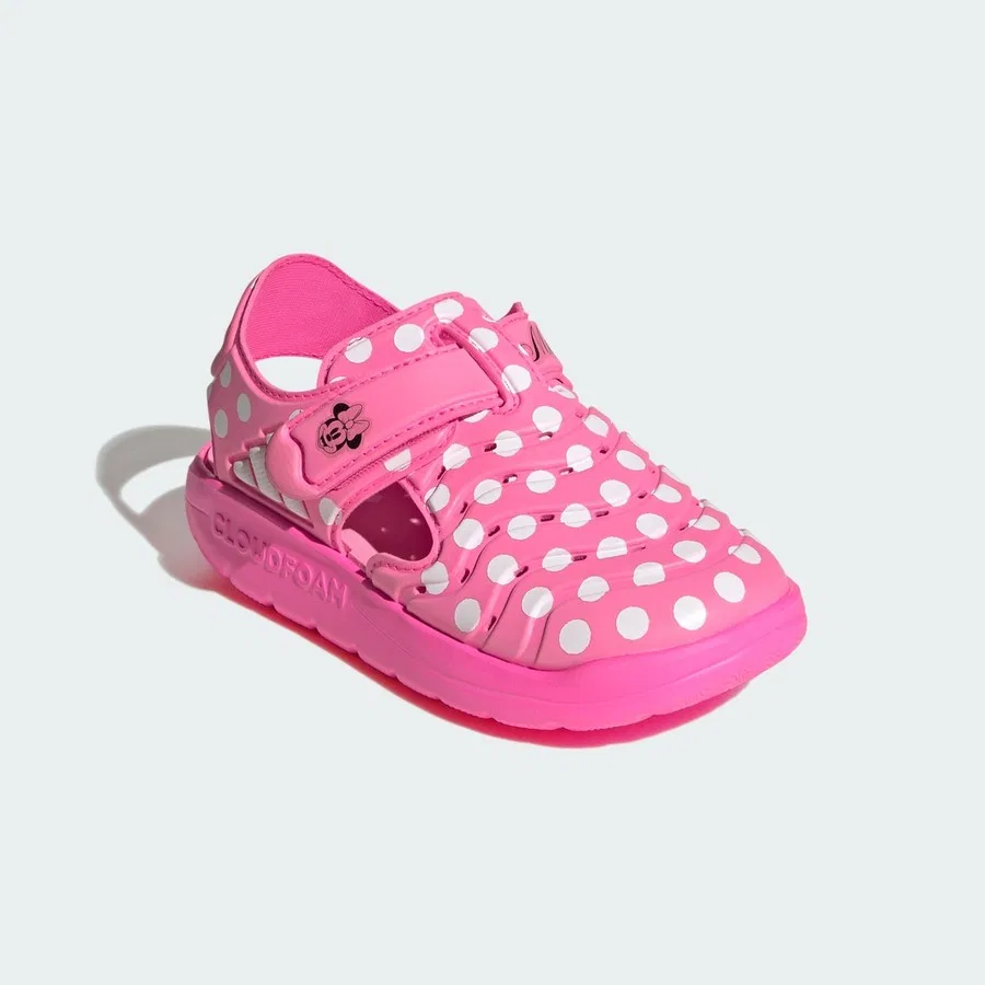 Детские сандалии с принтом Minnie Mouse Adidas Sportswear JQ4397, Белый — фото 2