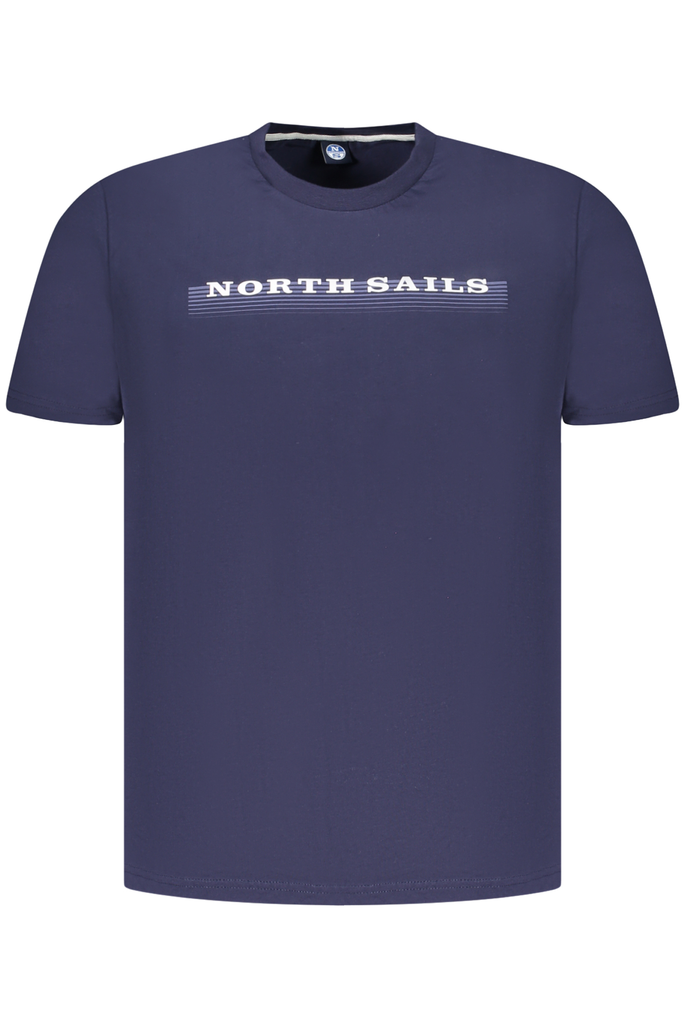 

Футболка мужская North Sails хлопковая с надписью на груди, синий
