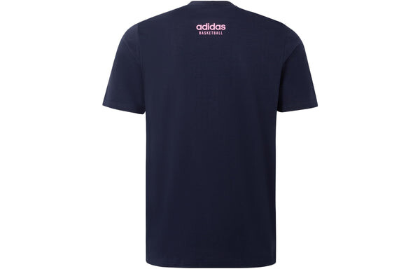 Футболка adidas My Shot Verbiage Graphic T-Shirt 'Legend Ink', черный — фото 2