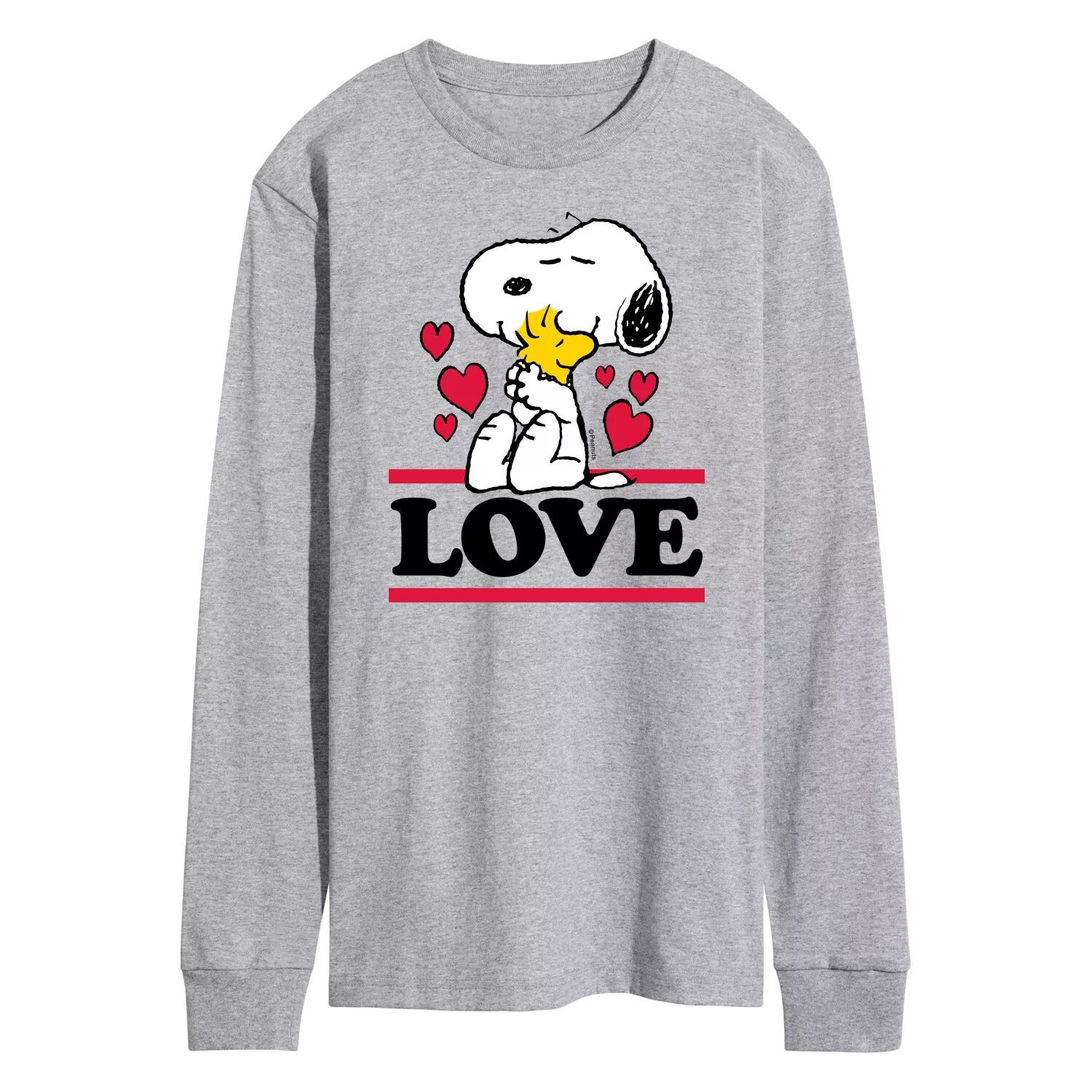 

Мужская футболка с длинными рукавами Peanuts Love Snoopy Licensed Character