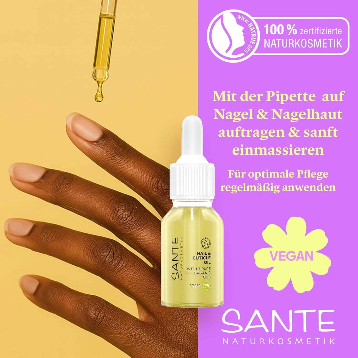 Масло для ногтей и кутикулы Sante Naturkosmetik, 15 мл (3 штуки) Sante Naturkosmetik — фото 4