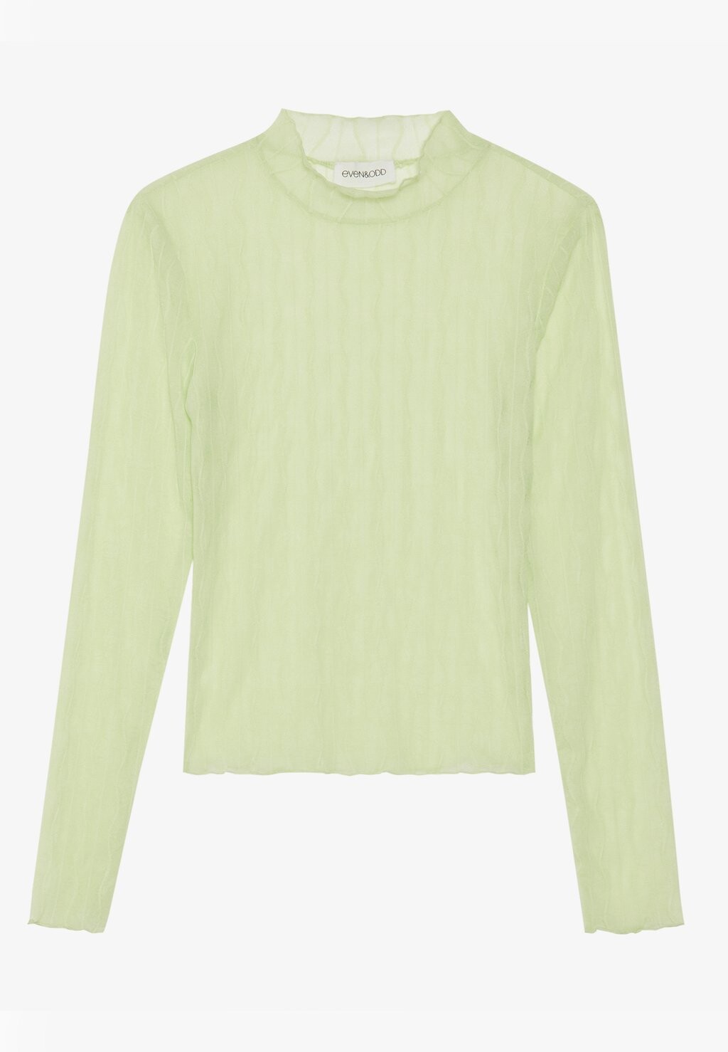 

Топ с длинными рукавами WIDE MESH LS TOP / EO-AW24-D006-SJ / 912 NEON YELLOW Even&Odd, неоновый желтый