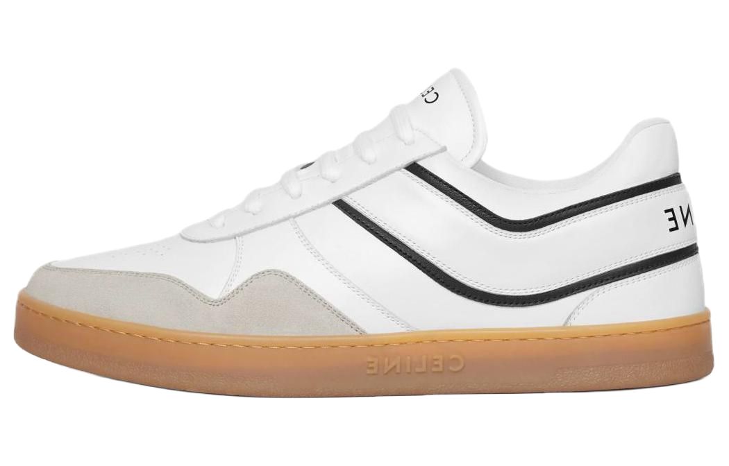 

CELINE Кроссовки для скейтбординга Trainer Low Top, белые, мужские