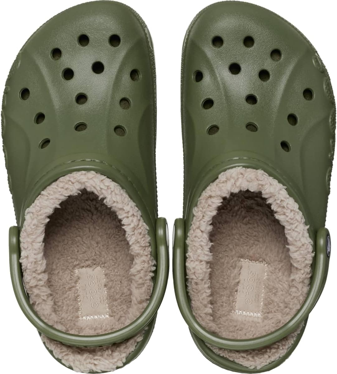 Мужские сабо Crocs Baya с подкладкой, зеленый — фото 3