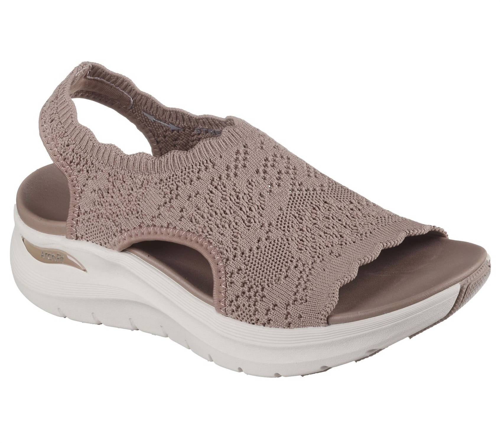 Женские сандалии Arch Fit Flawless Choice в цвете мокко Skechers, мокко