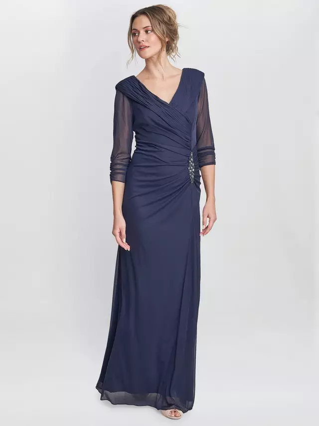 

Платье Gina Bacconi Georgina Maxi, темно-синий