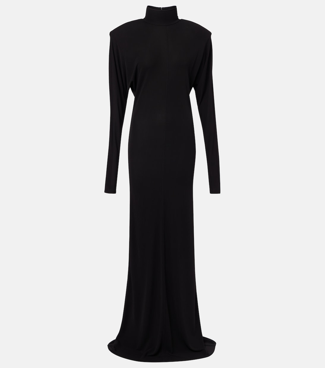 

Платье из крепового джерси Stella McCartney, черный