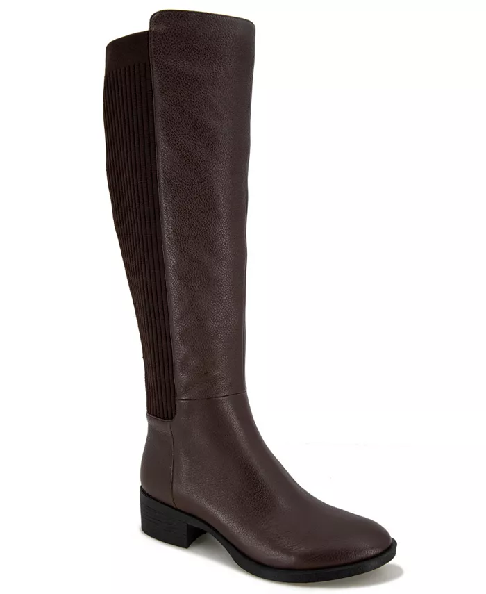 Женские высокие сапоги Levon Wide Shaft с широким голенищем – расширенные размеры Kenneth Cole New York, коричневый