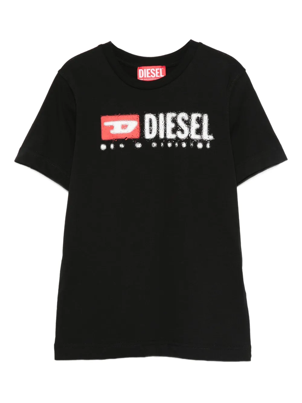 

Футболка с логотипом Diesel Kids, черный