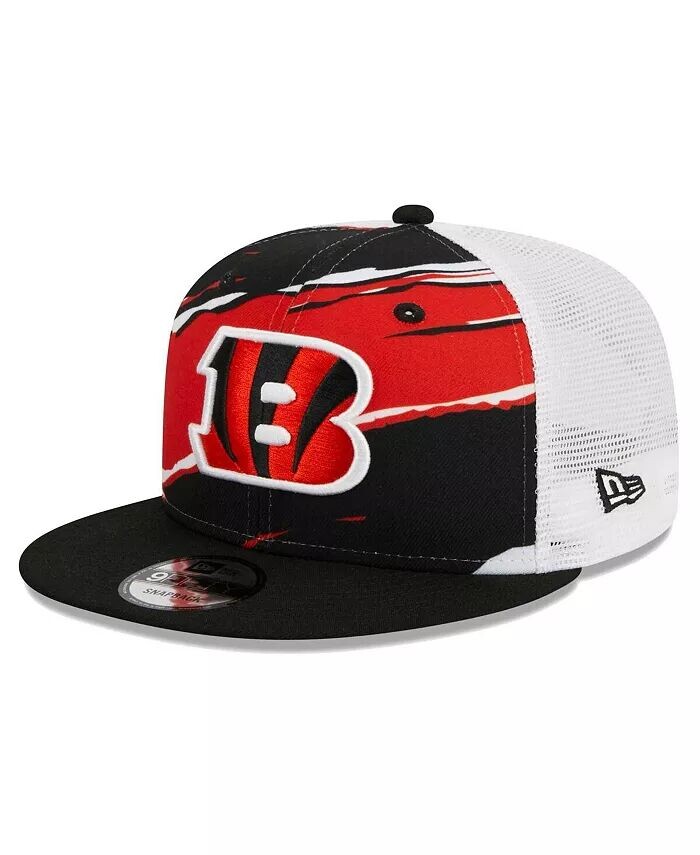 

Мужская черная кепка Snapback Cincinnati Bengals Tear Trucker 9FIFTY New Era, черный