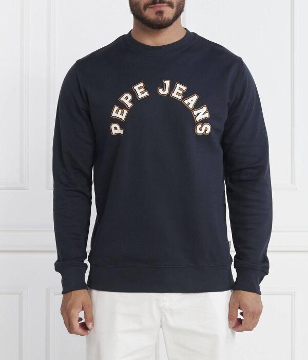 

Толстовка мужская Pepe Jeans London с надписью, синий