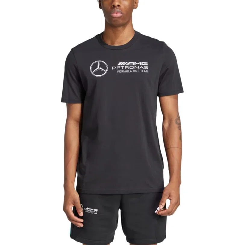 Футболка Mercedes Amg Petronas Formula Team Dna Graphic Adidas, Black — фото 3