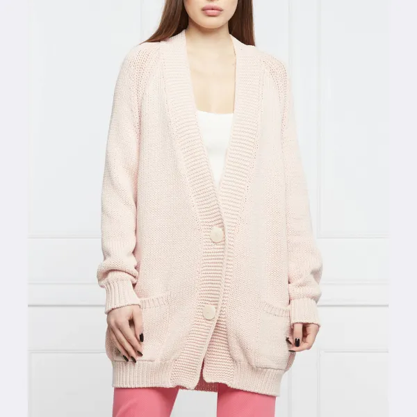 

Кардиган комфортного кроя Max&Co., розовый