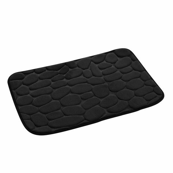 

Коврик для ванной Dynamic24 Stone, 50x1x80 см, черный