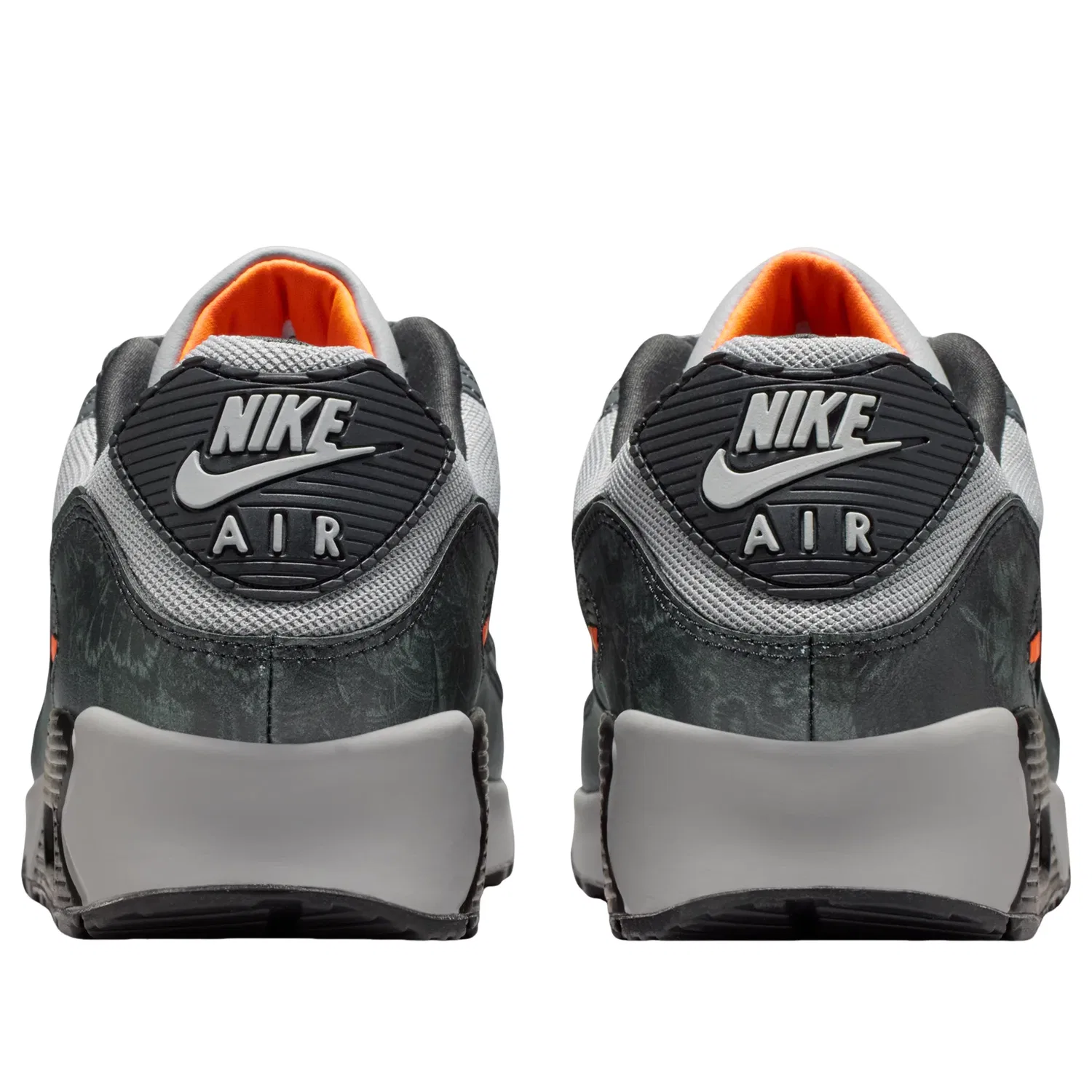 Кроссовки Nike Air Max 90 Premium 'Dark Grey Hyper Crimson Black' IQ0172-900, серый — фото 3