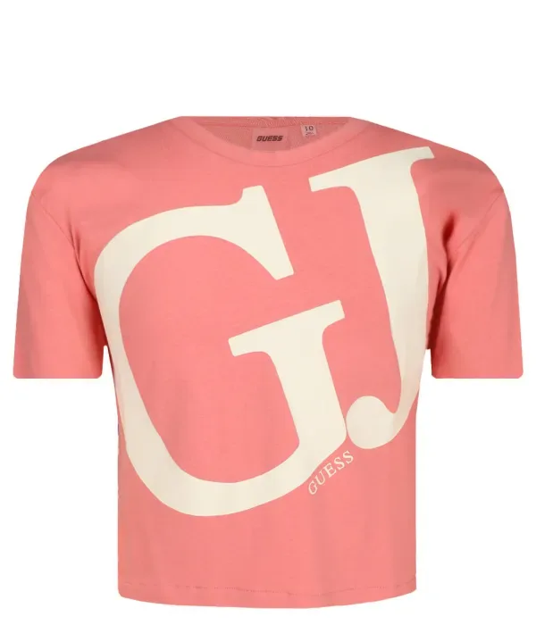 Футболка relaxed fit Guess Active, розовый