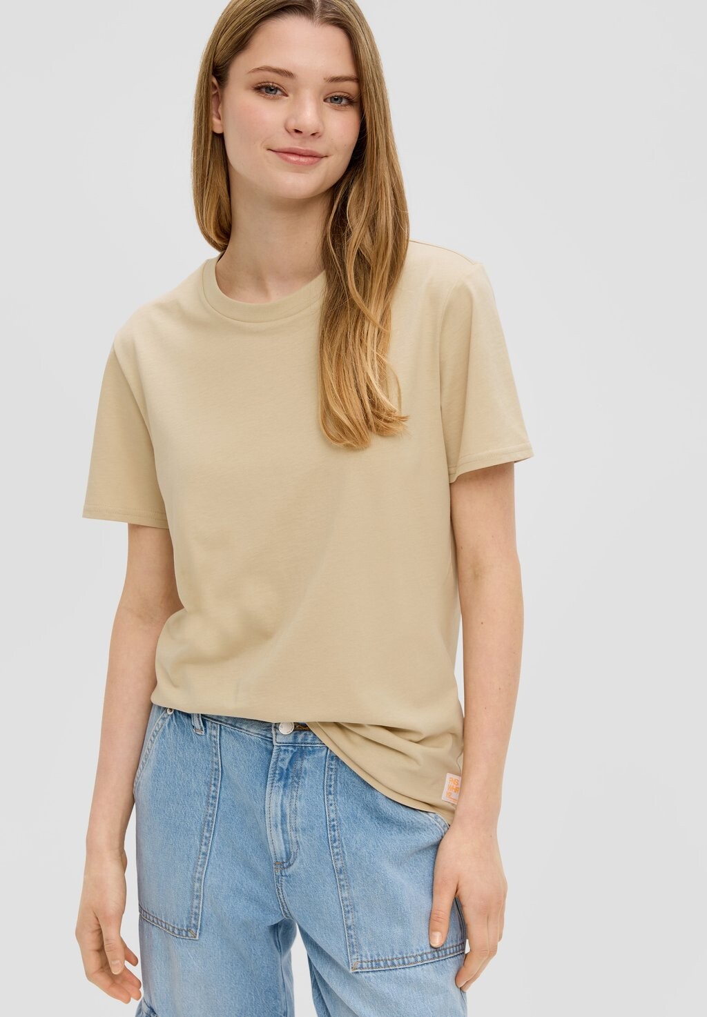 

Футболка базовая QS, цвет beige