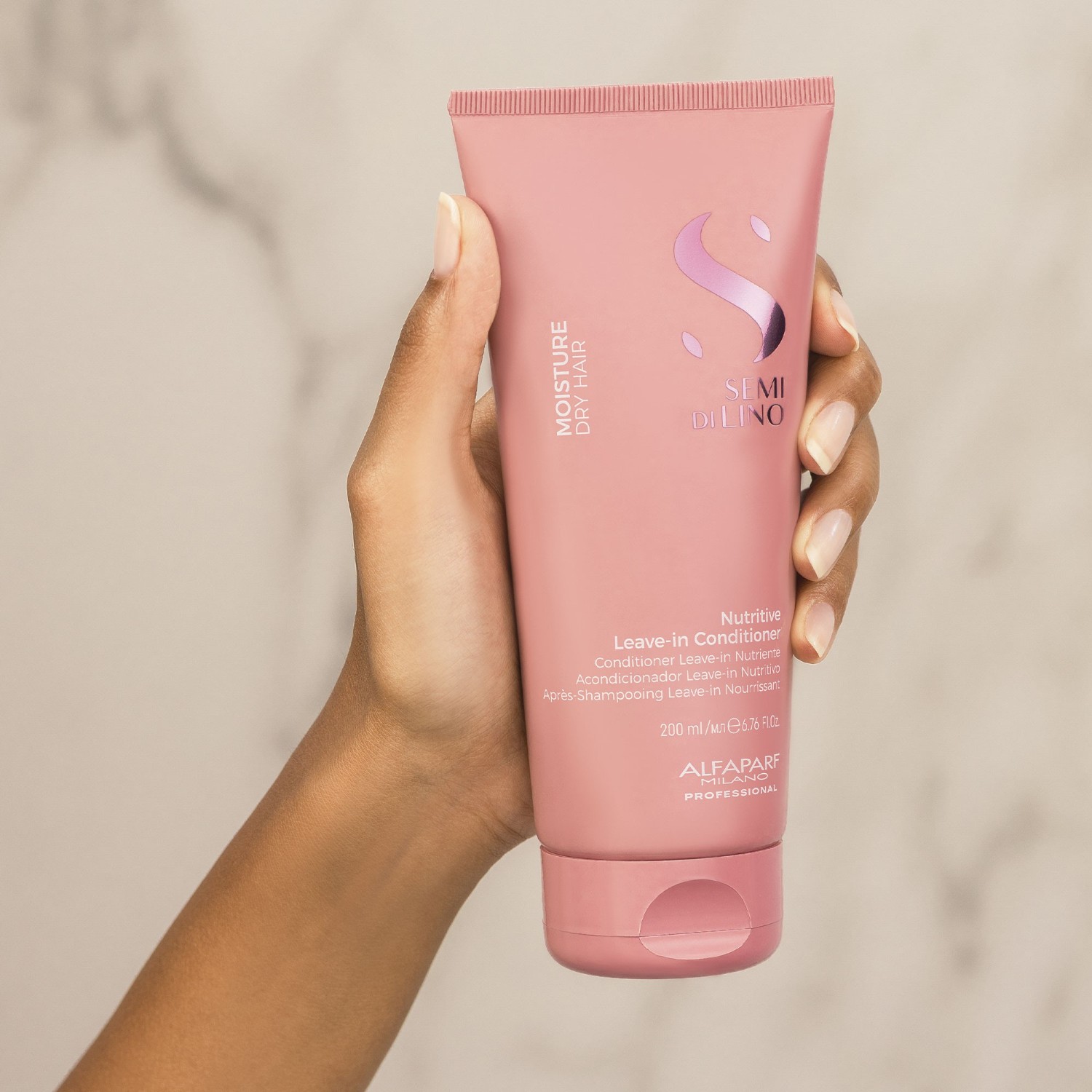 Кондиционер для волос semi di lino moisture nutritive leave-in Alfaparf Milano, объем 200 мл — фото 3