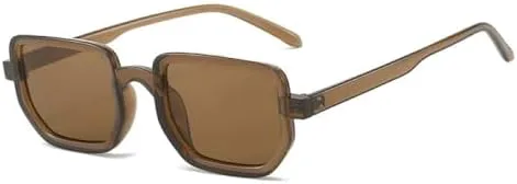 

Модные прямоугольные солнцезащитные очки для женщин и мужчин, тонкая оправа, квадратный леопардовый принт, черный цвет, винтажные солнцезащитные очки UV400 MTZJH, C6