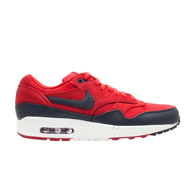 

Кроссовки Nike Air Max 1 Premium 'Gym Red Anthracite', красный