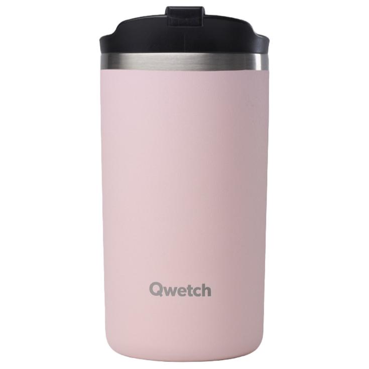 

Кружка дорожная 240 мл матовая пастельно-розовая Qwetch