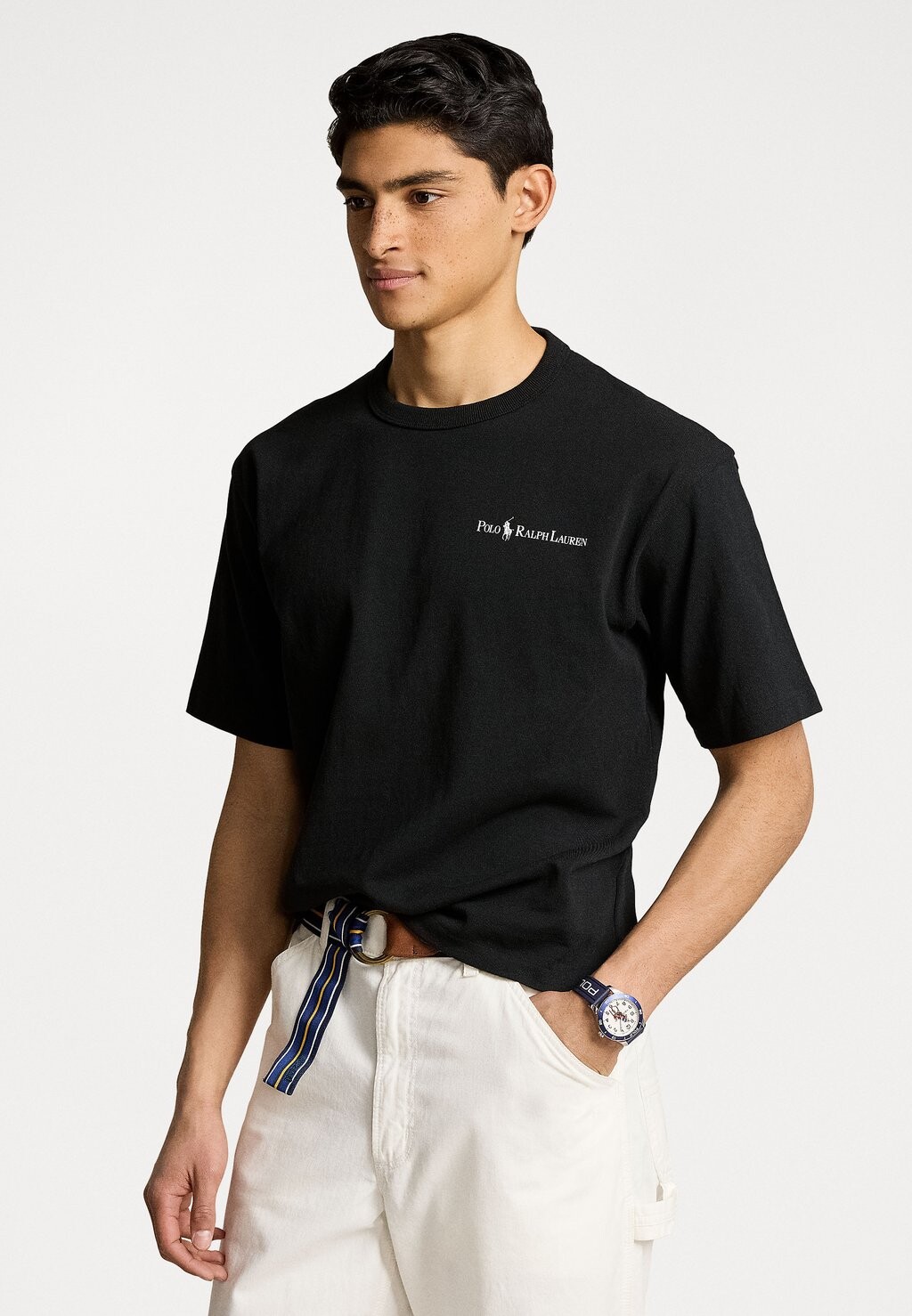 

Простая футболка SHORT SLEEVED Ralph Lauren, черный