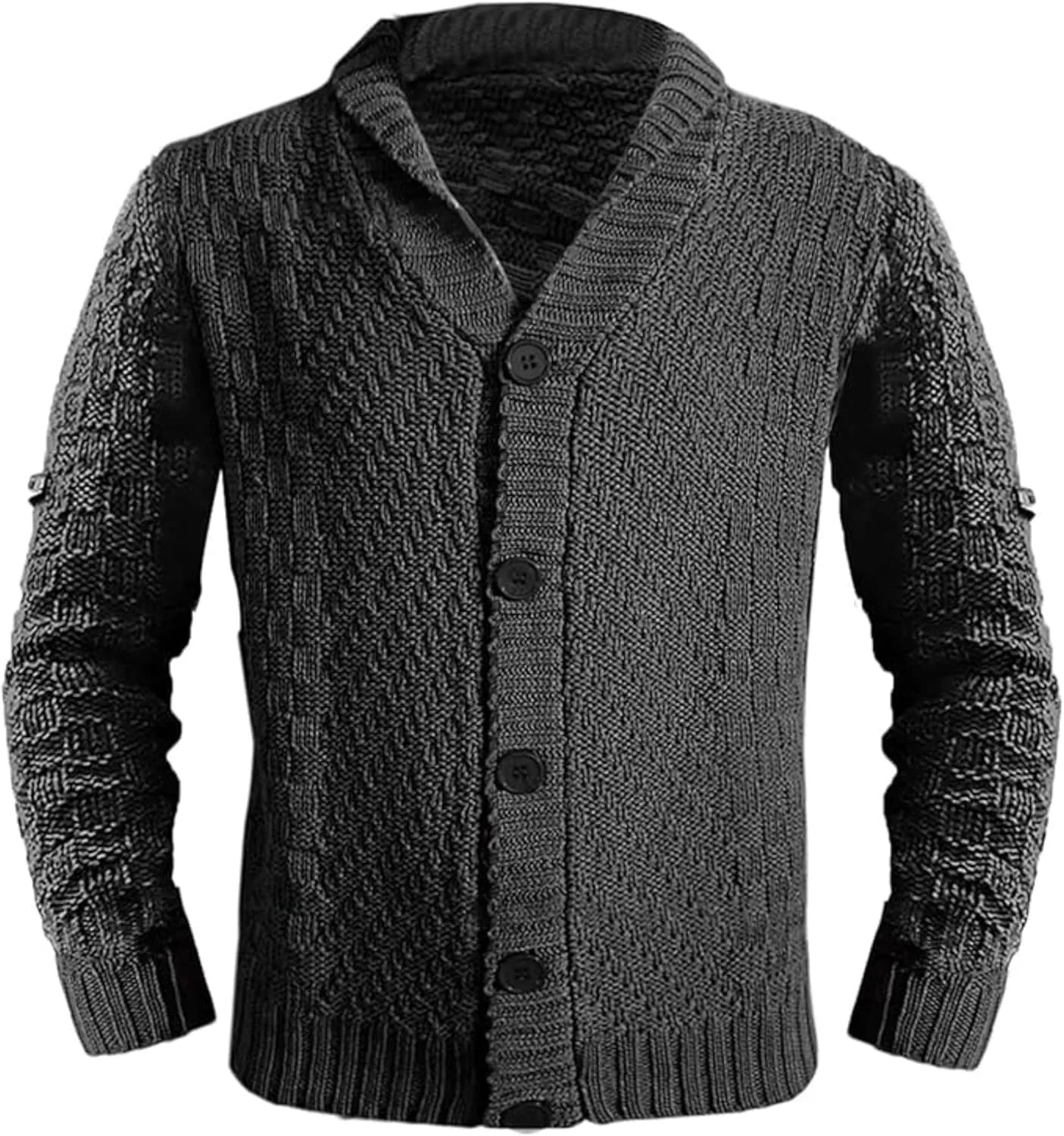 

Мужской кардиган с принтом и воротником-шалью Maiyifu-GJ