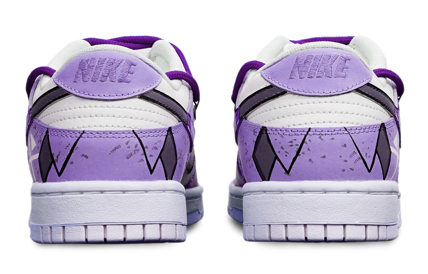 

Кроссовки Nike Dunk Skateboard Shoes Women's Low-Top Purple White