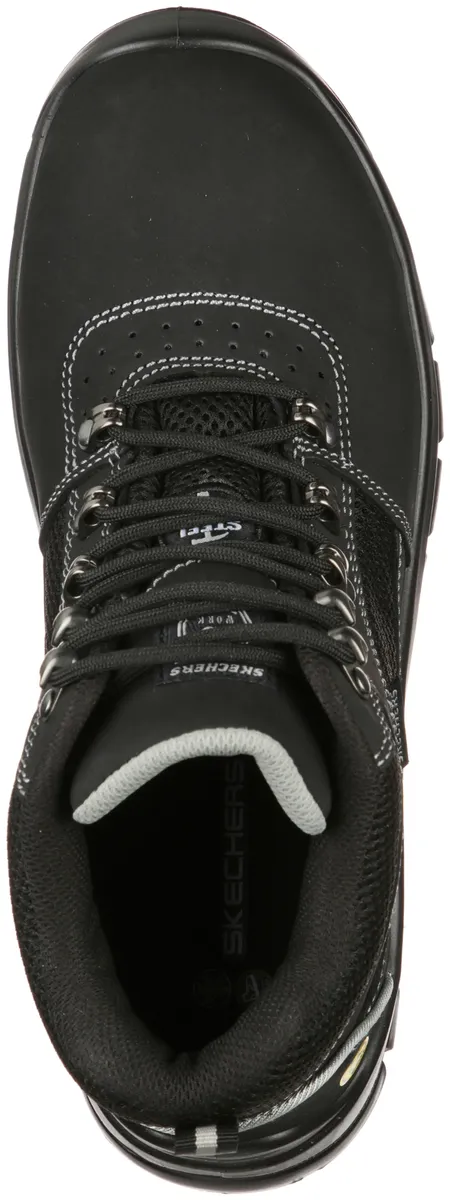 Защитные ботинки Skechers "TROPHUS - LETIC", S1 P ESD, устойчивые к проколам, удобные и электрорассеивающие, черный — фото 4
